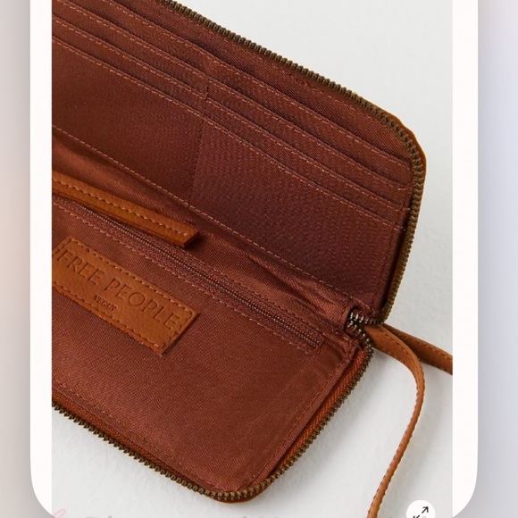 NWT Free People Distressed Vegan Wallet - Picture 2 of 7